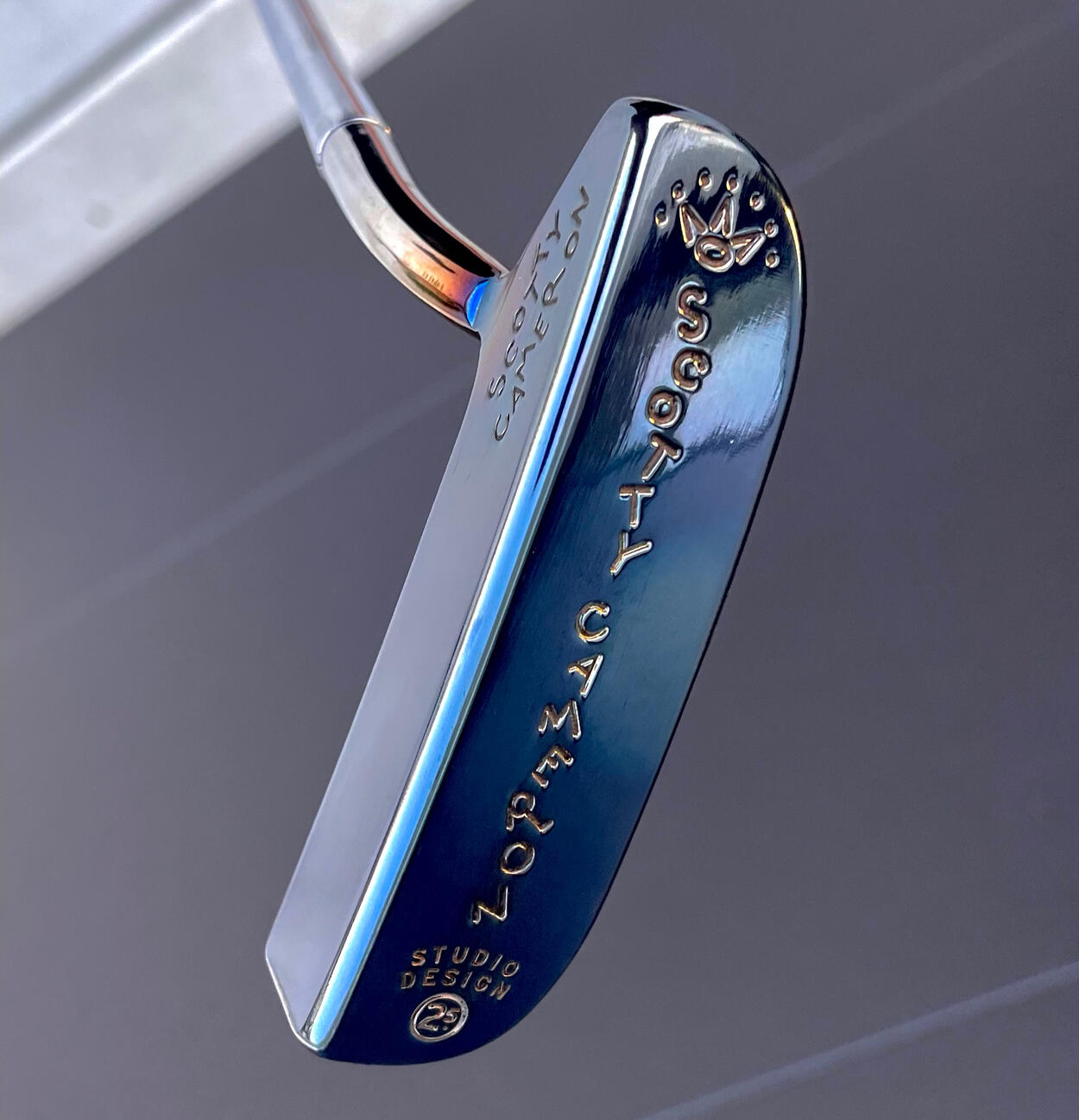 2002 Studio Design 2.5 • Glossy blue, transition hosel